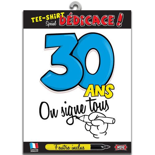 T-Shirt Age 30 Ans
