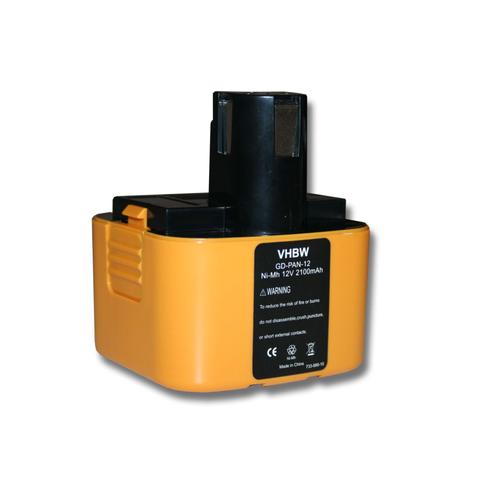 vhbw Batterie Ni-MH 2100mAh (12V) pour outil ABB Stotz S&J perceuse électrique Superfix 220.