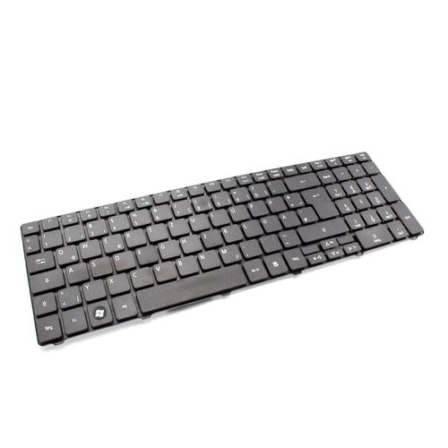 vhbw clavier keyboard noir avec pavé numérique pour Notebook compatible avec Acer Aspire 8935G, 8940, 8940G