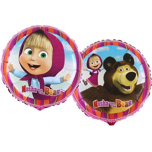 Ballon Hélium Masha Et Michka Disney Rond