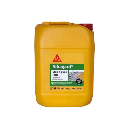 Traitement algicide et fongicide SIKA - Sikagard-130 Stop Algues Pro - 20L