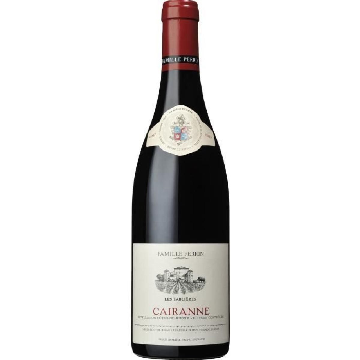 Famille Perrin Les Sablieres 2018 Côtes-Du-Rhône Villages Cairanne - Vin Rouge De La Vallée Du Rhône