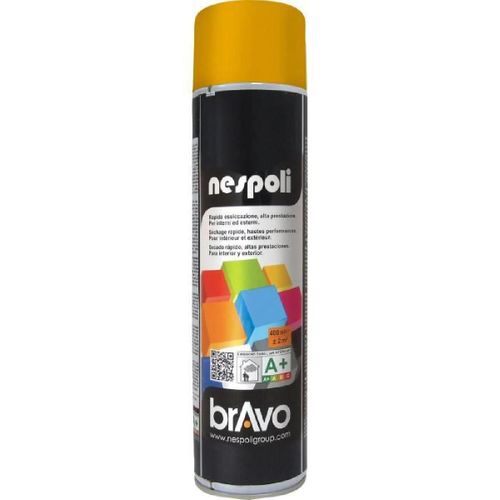 Aérosol peinture professionnelle jaune signal 600 ml. NESPOLI