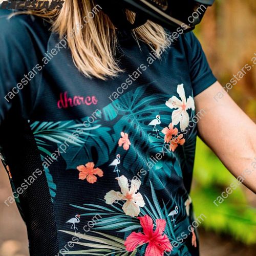 Ensemble De Cyclisme Pour Femmes, Maillot Respirant Et À Manches Courtes, Vêtements De Vélo, Vtt, Bmx, Route, T Shirt, Été 2020