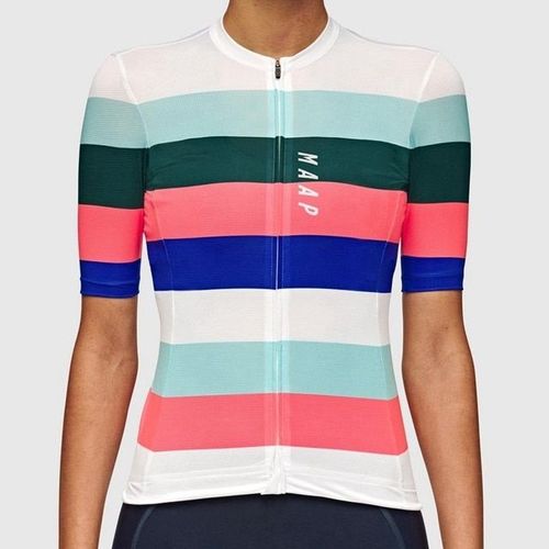 Été Cyclisme Maillot Femmes Manches Courtes Chemise Respirant Vtt Vélo Maillot Vélo Séchage Rapide Vêtements Ropa Maillot Ciclismo