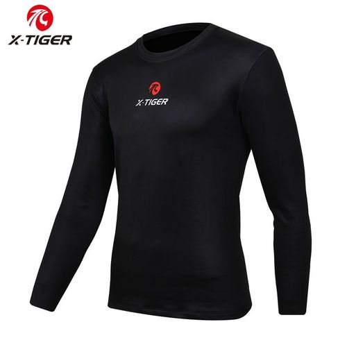 Maillot À Manches Longues De Cyclisme,T-Shirt Polaire D'hiver, Sous-Vêtement De Sport Première Couche Pour Se Maintenir Au Chaud, Pour Vélo De Course,