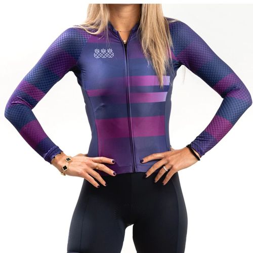 Tres Pinas Femmes Cyclisme Maillot À Manches Longues Pour La Course D'été Fit Ropa Ciclismo Maillot Mujer Vélo T-Shirt Dames Descente Veste