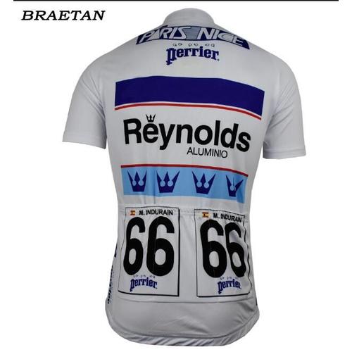 Homme Maillot De Cyclisme France Espagne Vélo Rétro Bleu Vêtements Vêtements De Cyclisme Vêtements De Course Vêtements De Cyclisme Braetan