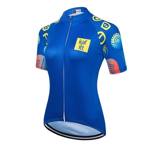 2021 Cafitt Femmes Cyclisme Vêtements Été Vtt Vêtements Respirant Court Vélo Jersey Ropa Maillot Ciclismo Vélo Vêtements Pull