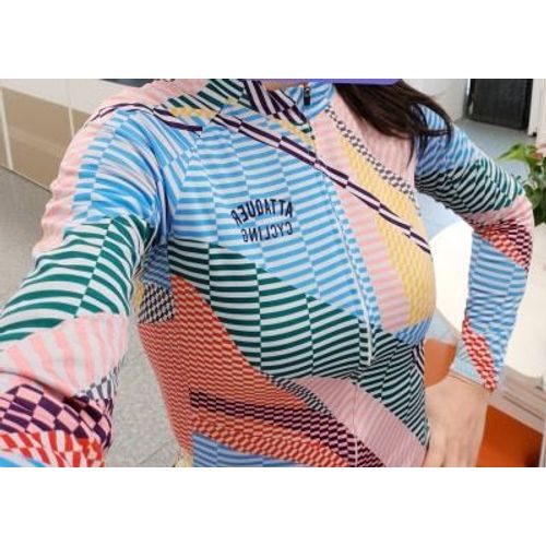 Maillot De Cyclisme Rond Pour Femme, Accessoires De Vélo, Chemise D'équitation, À Manches Courtes, Coloré, Nouvelle Collection