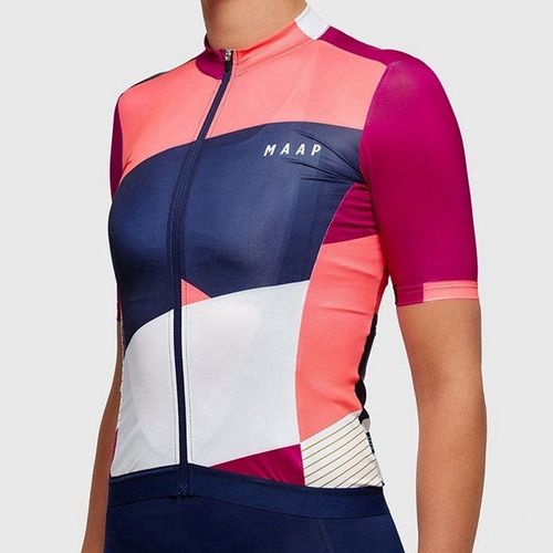 Été Cyclisme Maillot Femmes Manches Courtes Chemise Respirant Vtt Vélo Maillot Vélo Séchage Rapide Vêtements Ropa Maillot Ciclismo