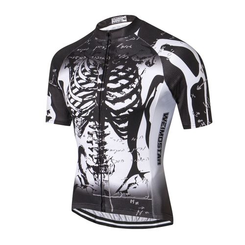 2021 Cyclisme Maillot Hommes Vélo Maillots Montagne Vtt Chemises À Manches Courtes Équipe Maillot Ciclismo Haut Vêtements D'été Crâne Route Vêtements