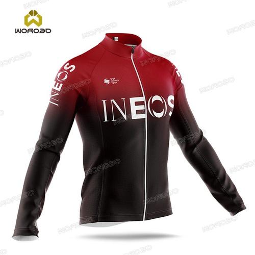 2020 Ineos Hommes À Manches Longues Vêtements Cyclisme Jersey Vélo De Route Équipe Formation Vélo Veste Printemps Automne Séchage Rapide Vêtements De Sport