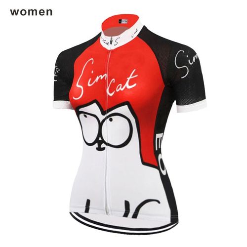 Femmes Équipe Pro Cyclisme Maillot À Manches Courtes Vélo Vêtements Haut Vélo Chemise Personnalisé Respirant Vtt Ropa Ciclismo Bouygues