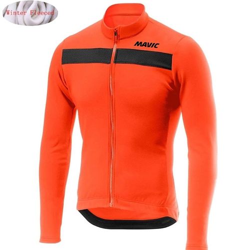 2021 Nouvelle Veste D'hiver Thermique Polaire Hommes Cyclisme Jersey Vêtements Montagne Vêtements De Plein Air Vélo Vêtements Chaud