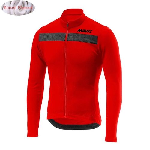 2021 Nouvelle Veste D'hiver Thermique Polaire Hommes Cyclisme Jersey Vêtements Montagne Vêtements De Plein Air Vélo Vêtements Chaud