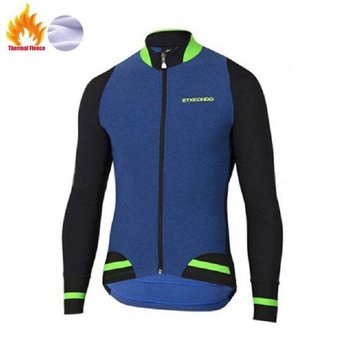 Etxeondo Hiver Thermique Polaire Veste Cyclisme Maillot À Manches Longues Ropa Ciclismo Hombre Vélo Vêtements Vélo Maillot Ciclism