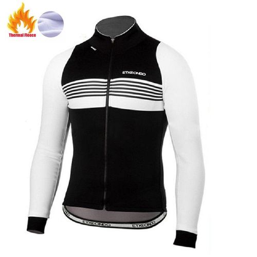 Etxeondo Hiver Thermique Polaire Veste Cyclisme Maillot À Manches Longues Ropa Ciclismo Hombre Vélo Vêtements Vélo Maillot Ciclism