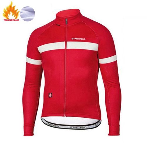 Etxeondo Hiver Thermique Polaire Veste Cyclisme Maillot À Manches Longues Ropa Ciclismo Hombre Vélo Vêtements Vélo Maillot Ciclism