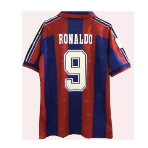 Rétro 1996/97 Guardiola Stoichkov Puyol Luis Enrique Classique Hommes Chemises Vintage Jersey Livraison Rapide