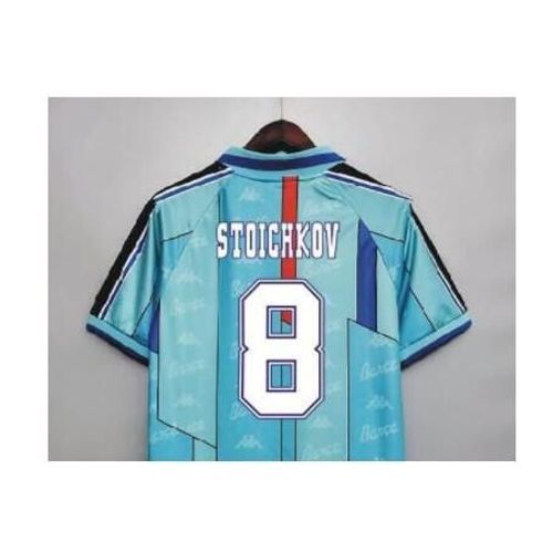 Rétro 1996/97 Guardiola Stoichkov Puyol Luis Enrique Classique Hommes Chemises Vintage Jersey Livraison Rapide