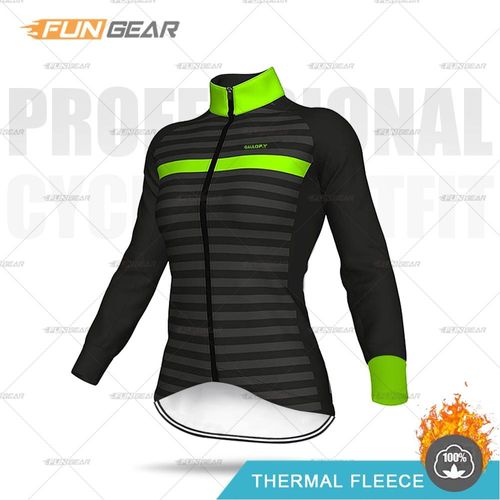 Maillot De Cyclisme À Manches Longues Pour Femmes, Veste Polaire Thermique, Shirt De Vélo Pour Dames, Ropa Ciclismo, Entraînement De Vélo, Hiver