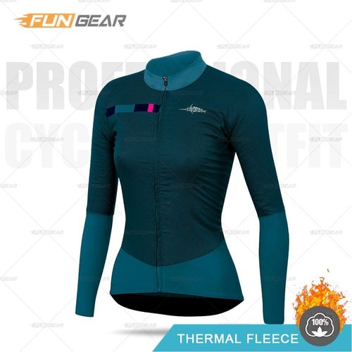 2021 Femmes Hiver Veste Triathlon Manches Longues Cyclisme Sweat Maillot Ciclismo Vtt Cyclisme Vêtements Cyclisme Chemise Garder Au Chaud