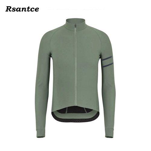 Rsantce Nouveau 2021 Pro Équipe Automne Hommes Cyclisme Jersey Vêtements Vélo Vtt Vélo Descente Chemise Porter À Manches Longues Uniforme 20d Pad