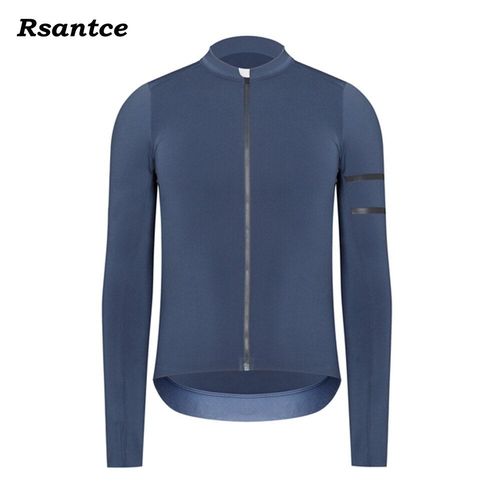 Rsantce Nouveau 2021 Pro Équipe Automne Hommes Cyclisme Jersey Vêtements Vélo Vtt Vélo Descente Chemise Porter À Manches Longues Uniforme 20d Pad