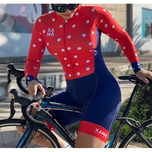 Combinaison De Cyclisme À Manches Longues Pour Femme, Haut De Gamme De Qualité, Triathlon, Réplique