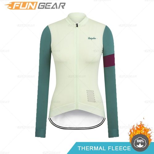 Shirt À Manches Longues Pour Femme, Veste De Cyclisme, Thermique, Polaire, Hauts D'entraînement, Ropa Ciclismo, Hiver