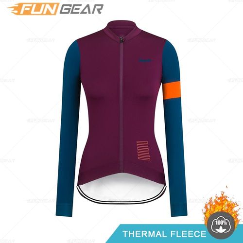 Shirt À Manches Longues Pour Femme, Veste De Cyclisme, Thermique, Polaire, Hauts D'entraînement, Ropa Ciclismo, Hiver