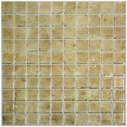 RoomMates Dosseret pelable et collant StickTILES 4 pcs Pierre TIL3230FLT