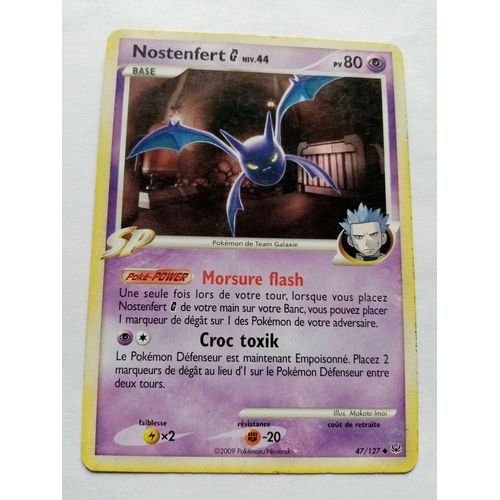 Carte Pokemon Hs - Déchaînement : Nostenfert G 47/127