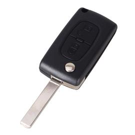 Coque de clé HU83 pliable, 2/3 boutons, étui pour clé de voiture