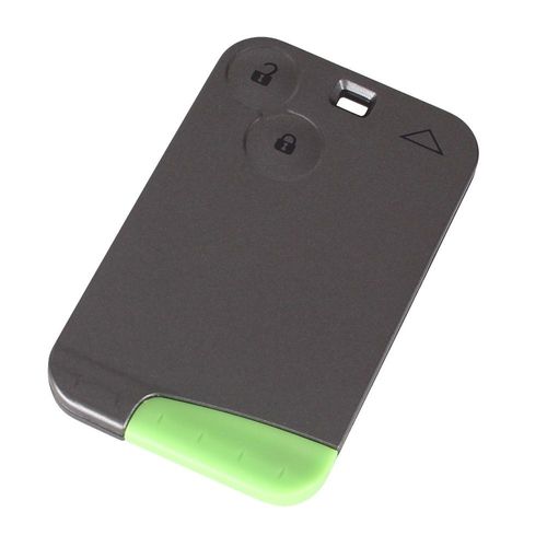 Coque Carte Cle Pour Renault Laguna Velsatis Espace - Plip Cle Intelligente Telecommande 2 Boutons Lame [Phonillico]