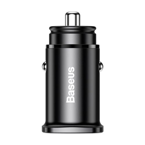 Chargeur Allume Cigare 5a Charge Rapide Usb/Usb Type C Noir - Baseus