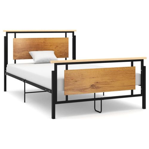 Vidaxl Cadre De Lit Sans Matelas Métal 120x200 Cm