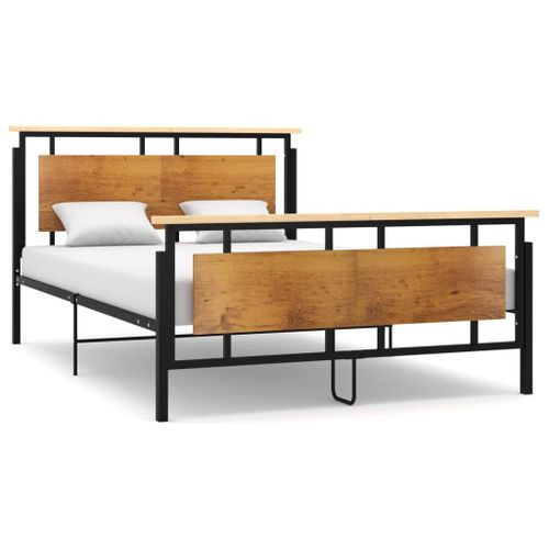 Vidaxl Cadre De Lit Sans Matelas Métal 140x200 Cm