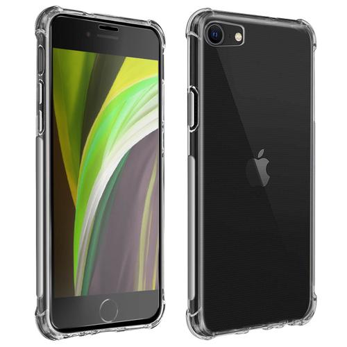 Pack Protection Iphone Se 2022 / 2020 Et 8 / 7 Coque + Film Transparent