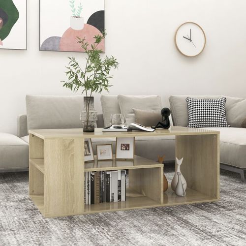 Vidaxl Table Basse Chêne Sonoma 100x50x40 Cm Bois D'ingénierie
