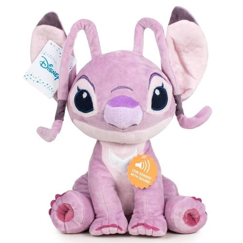 Peluche Angel 30 Cm Avec Sons - Disney - Lilo Et Stitch