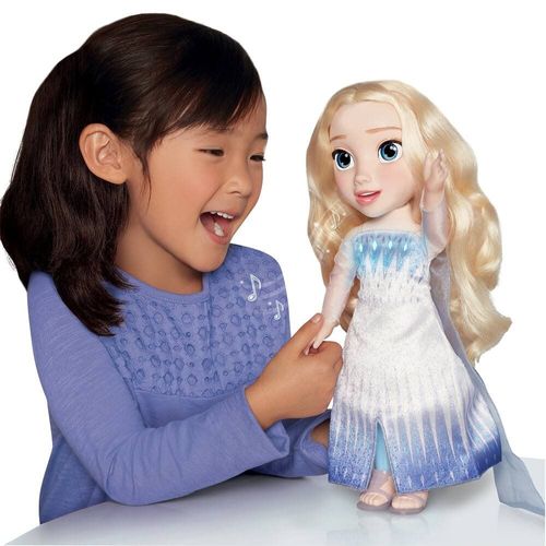 Poupée Elsa 38 Cm Chantante En Mouvement - La Reine Des Neiges 2