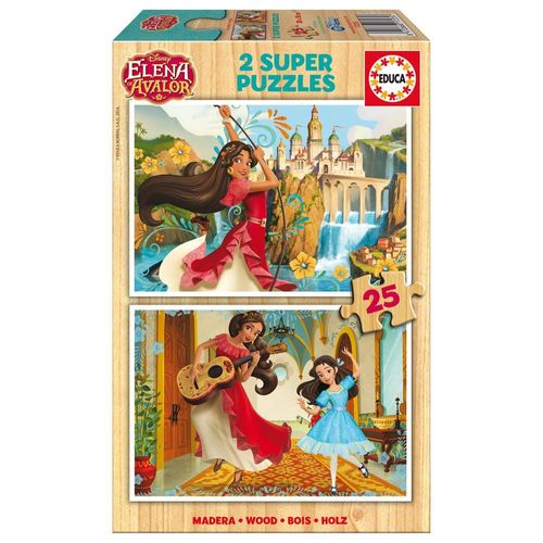 Puzzle 2 X 25 Pièces Elena D'avalor