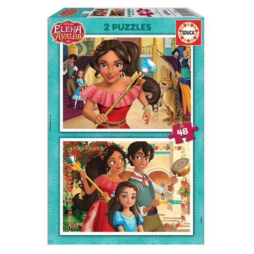 Puzzles 2 X 48 Pièces Elena D'avalor