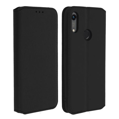 Housse Honor 8a Et Huawei Y6 2019 / Y6s Étui Portefeuille Fonction Support Noir
