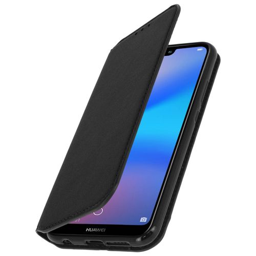 Etui Huawei P20 Lite Housse Folio Porte-Carte Fonction Support Noir