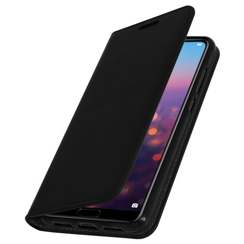 Etui Huawei P20 Pro Housse Cuir Portefeuille Fonction Support - Noir