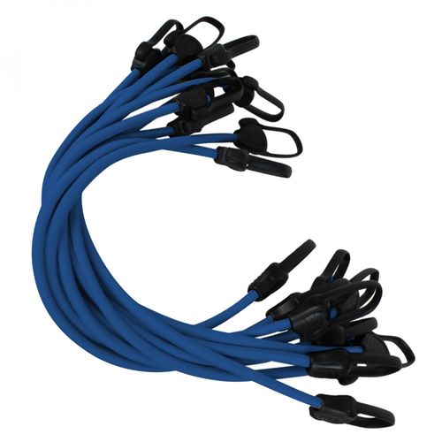 Linxor France ® Lot de 10 tendeurs sandows sécurisés et normés - Bleu