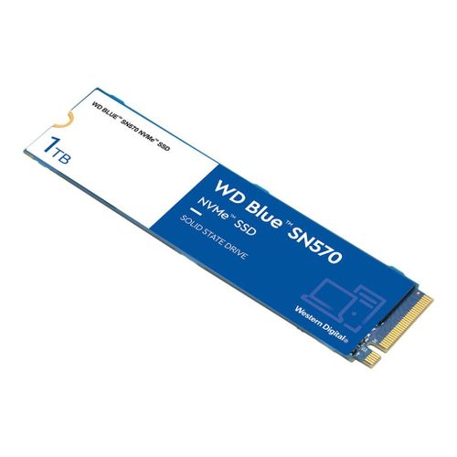 WD Blue SN570 NVMe SSD WDS100T3B0C - SSD - 1 To - interne - M.2 2280 - PCIe 3.0 x4 (NVMe)